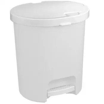 CURVER Deco Bin šliapací odpadkový kôš 25L 36x41cm biely