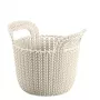 CURVER košík Knit XS okrúhly 3L biela 23x19x19cm