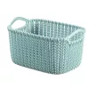 CURVER košík Knit XS obdĺžnikový úložný košík 3L modrý 25x18x14cm