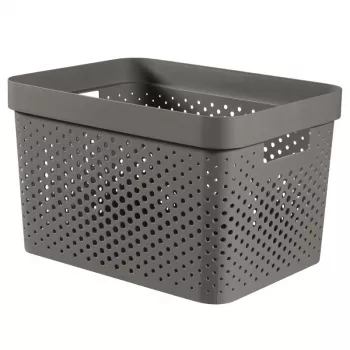 CURVER Infinity Recycled box 17L 36x27x22cm tmavosivá