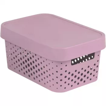 CURVER Infinity Recycled 4,5L ružová úložná krabica 27x19x12cm