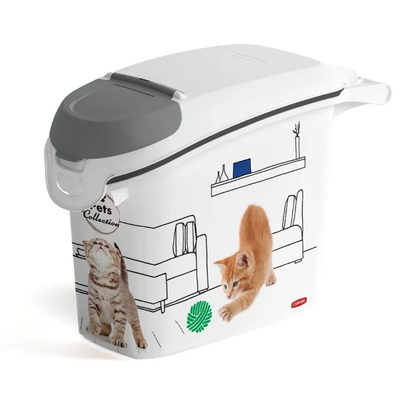 CURVER Pets Life nádoba na skladovanie krmiva pre psov a mačky 6 kg 15 L 23x50x36 cm