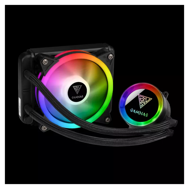 GAMDIAS Chione E2-120 Lite2 ARGB 120mm AIO kvapalinový CPU chladič