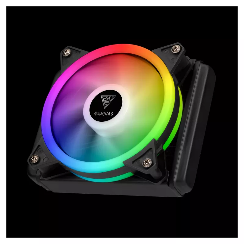 GAMDIAS Chione E2-120 Lite2 ARGB 120mm AIO kvapalinový CPU chladič