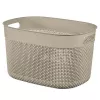 CURVER Filo L úložný koš 18L 38x28x22cm béžová pletený vzhľad