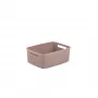 CURVER koš Jute S 5L 27x20x11cm ružová - prírodný jutový úložný koš