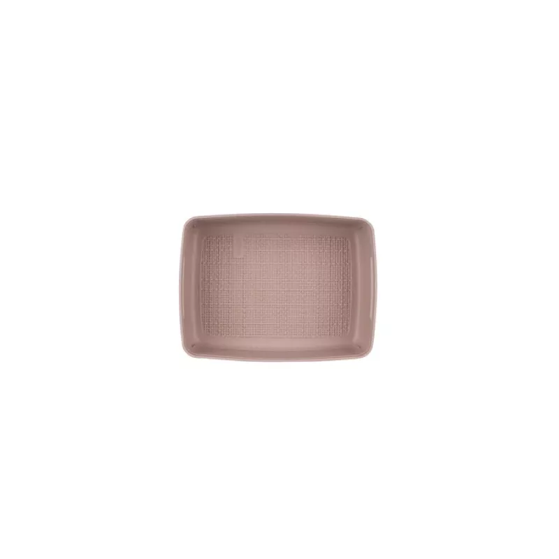 CURVER koš Jute S 5L 27x20x11cm ružová - prírodný jutový úložný koš