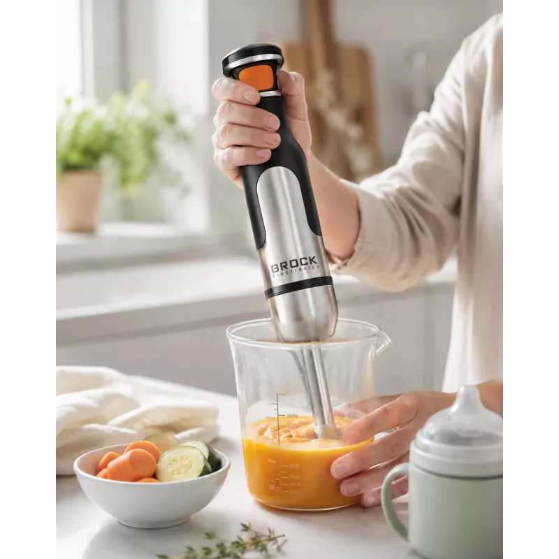 Brock HBS 6001 WH tyčový mixér 300 W biely