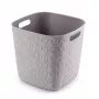 CURVER Softex štvorcový úložný kôš 15L kriedovobiela 27,9x27,9x26,9cm
