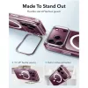 ESR Classic Hybrid Kickstand MagSafe puzdro pre iPhone 17 Pro / 18 Pro transparentné
