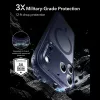 ESR Classic Hybrid MagSafe puzdro pre iPhone 17 Pro Max / 18 Pro Max – Frosted Blue
