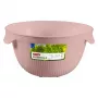 Curver Kitchen Essentials skladacie silikónové sitko ružové