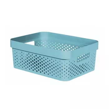 Curver Infinity Recycled 11L úložná krabica modrá 36x27x14cm