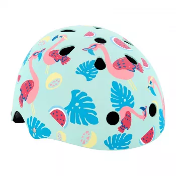 Hornit Flamingo detská cyklistická prilba M (53-58 cm) so zadným LED svetlom FLS931