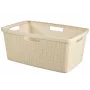 CURVER koš na bielizeň Jute 46L 59x39x26cm krémová