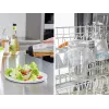 LEIFHEIT šejker na šalátový dresing 300 ml, transparentný/zelený