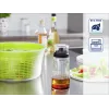 LEIFHEIT šejker na šalátový dresing 300 ml, transparentný/zelený