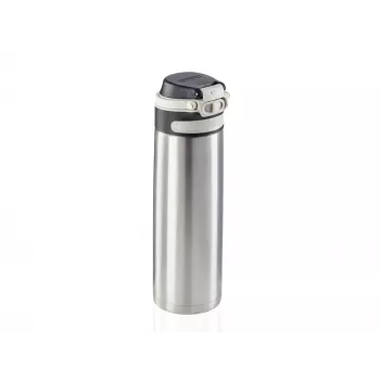 LEIFHEIT Thermo Mug Flip 600 ml strieborná