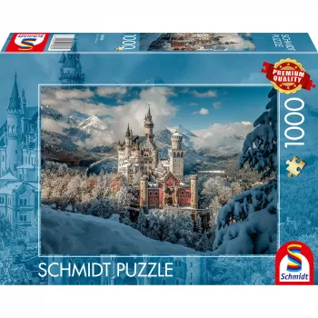 Schmidt Spiele Zimný zámok Neuschwanstein 1000-dielne puzzle