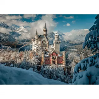 Schmidt Spiele Zimný zámok Neuschwanstein 1000-dielne puzzle
