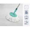 LEIFHEIT Clean Twist Disc Mop náhradná sada, 2 mikrovláknové mopové hlavy, biela