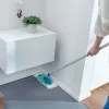 LEIFHEIT POWER CLEAN M Micro Duo plochý mop s teleskopickou rukoväťou, 33cm, zelená/biela/sivá