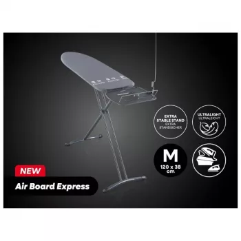 LEIFHEIT Air Board Express M žehliaca doska čierna 120x38cm