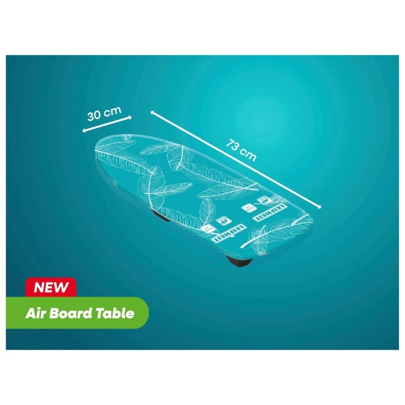 LEIFHEIT Air Board Table Compact žehliaca doska 70x30 cm, Thermo-Reflect, skladacia, modro-biela