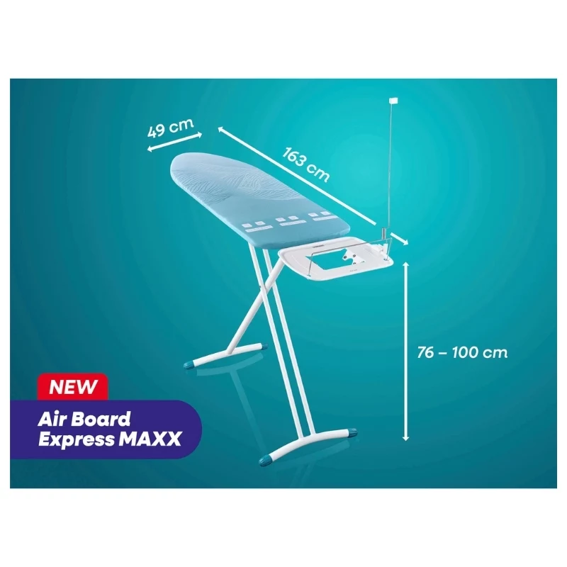 LEIFHEIT Air Board Express L Maxx Solid žehliaca doska 130x45cm Thermo-Reflect