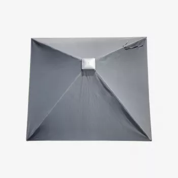 LEIFHEIT Roof LinoProtect 400 rotačný sušiak na bielizeň s ochrannou strechou, 40 m dĺžka sušenia, 4 šnúry, hliníkový rám, strieborná/sivá