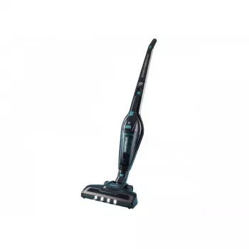 LEIFHEIT RotaroPowerVac 2in1 20V bezdrôtový tyčový vysávač s ručným zariadením, 40 minút výdrž, bezuhlíkový motor, LED svetlá, bez vrecka, 0,45L nádoba na prach, HEPA filter, biela
