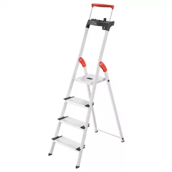 HAILO L85 ComfortLine hliníkový 4-stupňový domáci rebrík