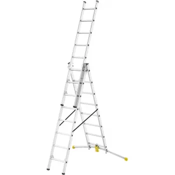 HAILO Kombileiter HobbyLOT hliníkový 2x8 + 1x9 priečok
