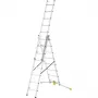 HAILO Kombileiter HobbyLOT hliníkový 2x8 + 1x9 priečok