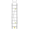 HAILO Kombileiter HobbyLOT hliníkový 2x8 + 1x9 priečok