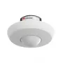 BEG 92186 stropný PIR detektor pohybu PD3-UP-1C RAL9010, 1-kanálový, pod omietku, čistá biely