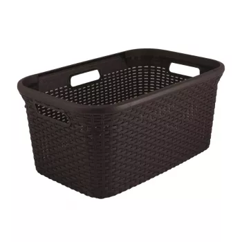 CURVER košík na bielizeň Style 45L 59,2 x 38 x 27 cm tmavohnedá