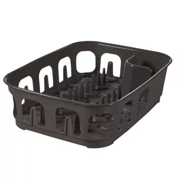 CURVER Essentials odkvapkávač na riad 39x29x10,1 cm tmavosivý