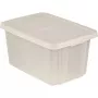 CURVER Essentials 45L priehľadná úložná krabica s vekom, 57 x 40 x 30 cm, stohovateľná, vhodná na potraviny