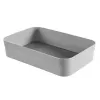 CURVER Infinity Recycled XL úložný kôš 23x15x5 cm sivý