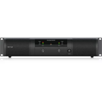 Behringer NX6000 Class-D koncový stupeň 2 x 3000W pri 4 Ohm s DSP, čierna