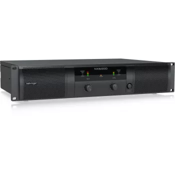 Behringer NX6000 Class-D koncový stupeň 2 x 3000W pri 4 Ohm s DSP, čierna