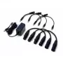 TC Helicon Singles Connect Kit - 3 x 15 cm inštrumentálne patch káble pre efektové pedále