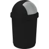 CURVER Bullet 50L čierno-strieborný kôš na odpad