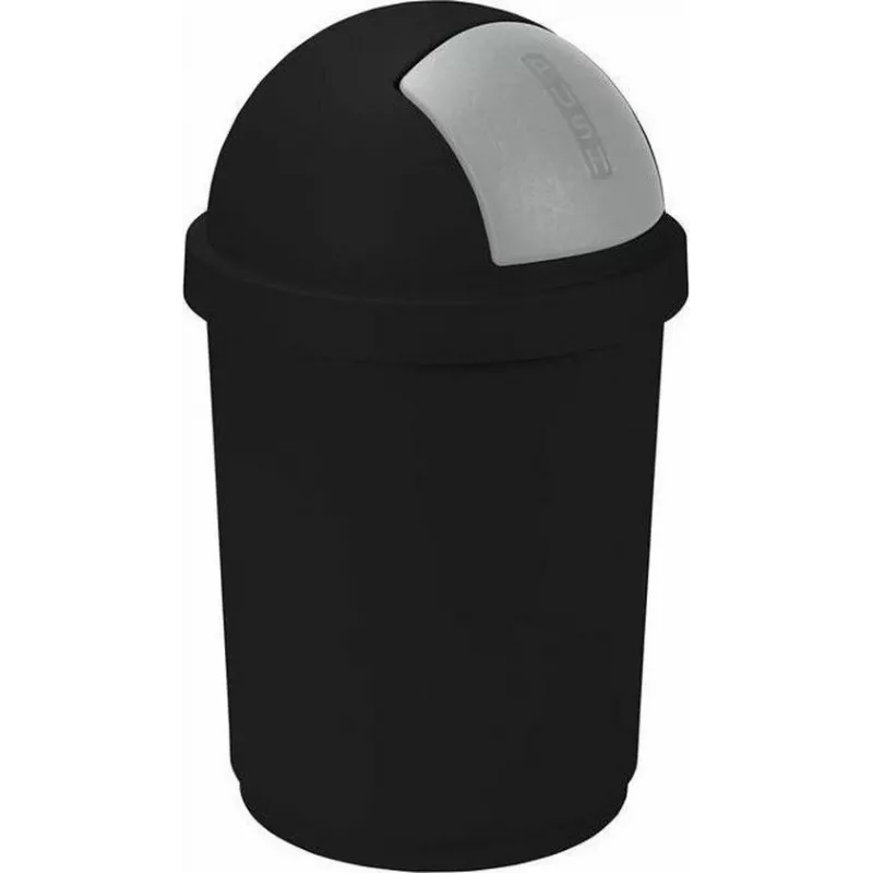 CURVER Bullet 50L čierno-strieborný kôš na odpad