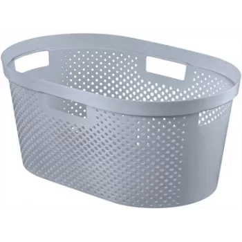 CURVER Infinity Recycling koš na bielizeň 40L 59x39x27cm sivý