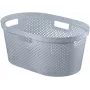 CURVER Infinity Recycling koš na bielizeň 40L 59x39x27cm sivý