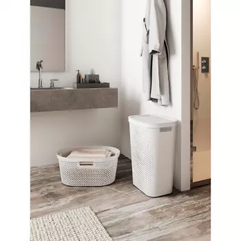 CURVER Infinity Recycled 40L koš na bielizeň zelený