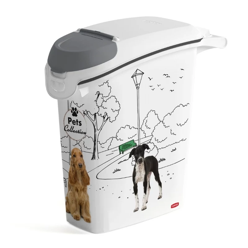 CURVER Pets Life nádoba na psie krmivo 10kg 23L vzduchotesná plastová