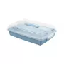 CURVER Smart To Go obdĺžniková transportná krabica na pečivo 45 x 29,5 x 11,1 cm modrá